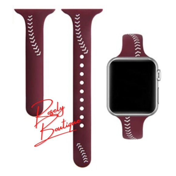 Accessories - Baseball Watch Band For Apple iWatch Compatible